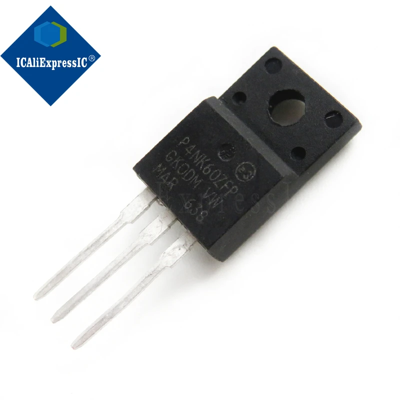 10 шт. STP4NK60ZFP P4NK60ZFP