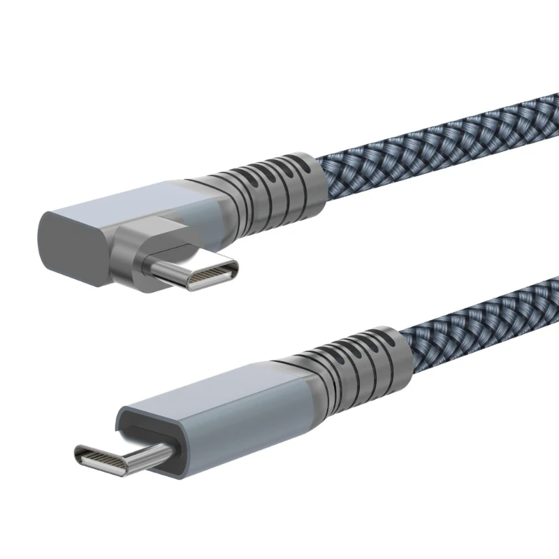 

Кабель USB 3.2 типа C к кабелю типа C 240 Вт, 5 А, плетеный кабель для быстрой зарядки для Mac Book, Прямая поставка