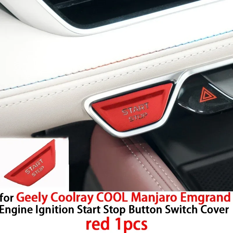 

Крышка переключателя кнопки зажигания двигателя автомобиля для Geely Coolray COOL Manjaro Emgrand, аксессуары для интерьера