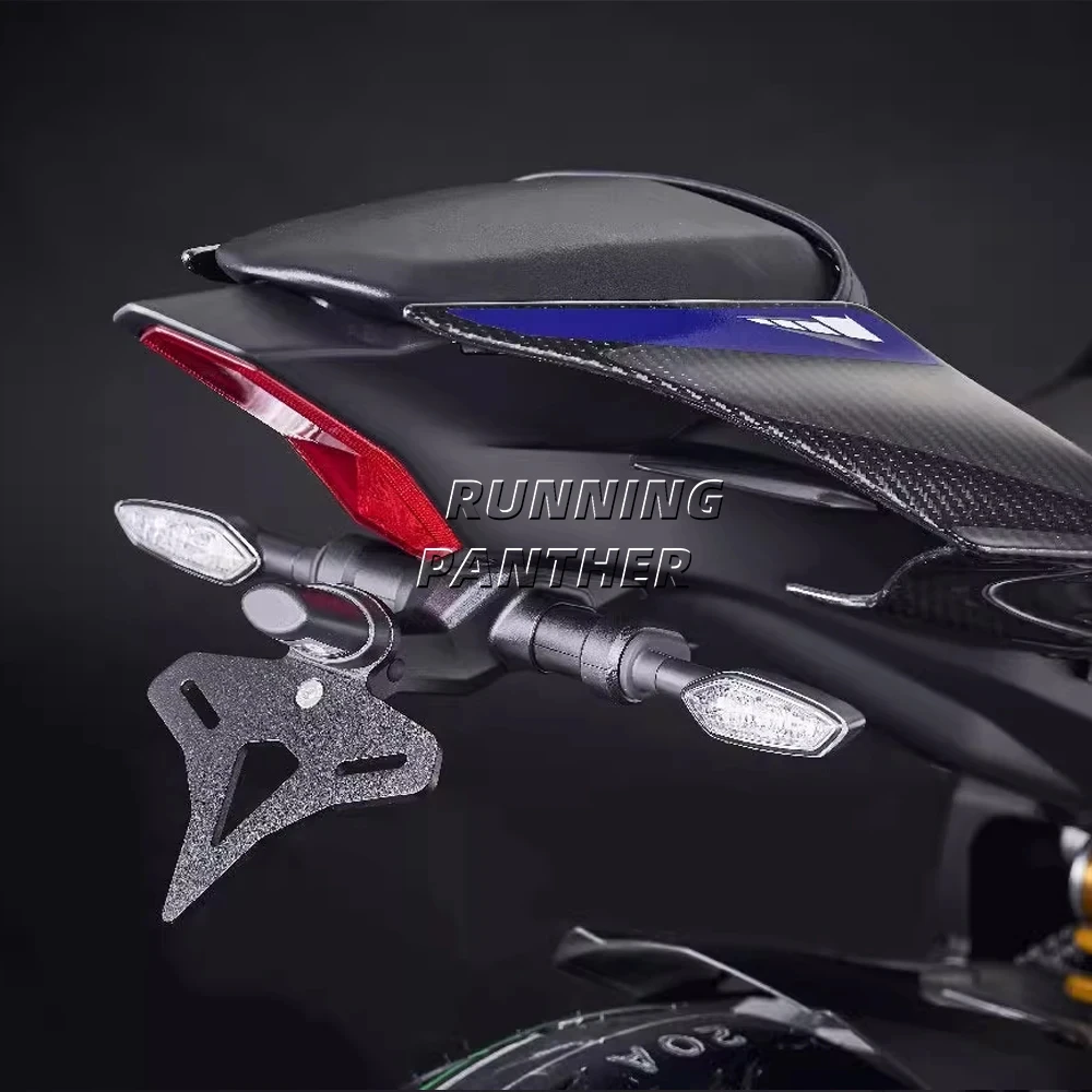 Для Yamaha YZF-R1M YZFR1M 2015-2023 Dudukan pelat lisensi stok ekor kano sepeda Motor Bar Kit Bracket Tailstock