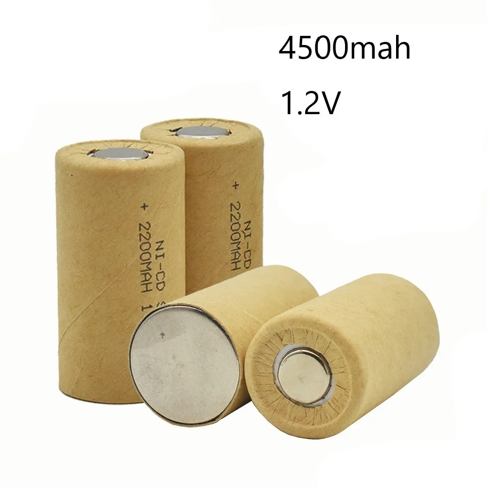 

10pcs 2022 NEW Ni-Cd SC rechargeable battery, 4500mAh, SC, 1.2V, used for Bosch Motian screwdriver, electric drill, electric