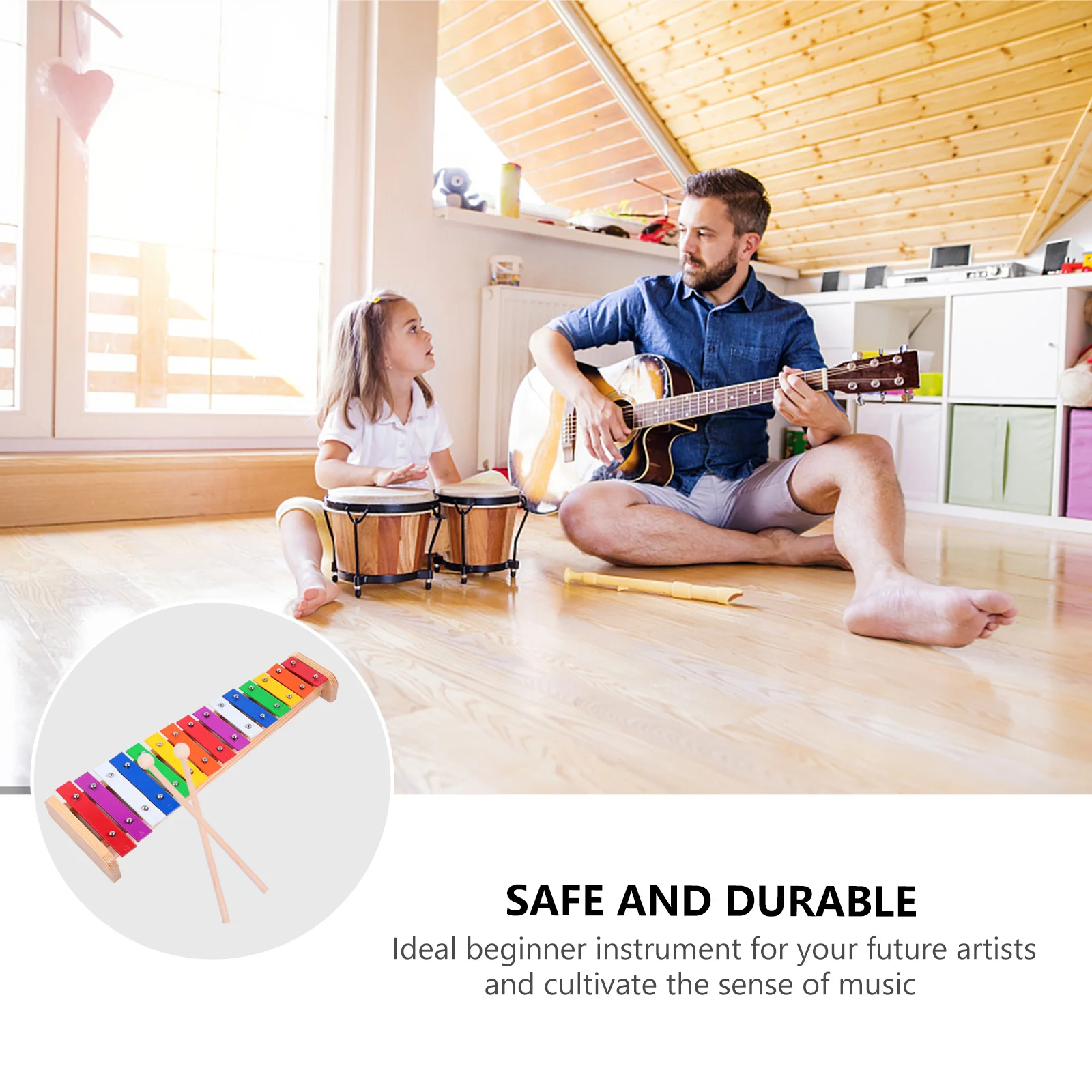 15-нотный ударный ксилофон для детей игрушки малышей развивающие детские