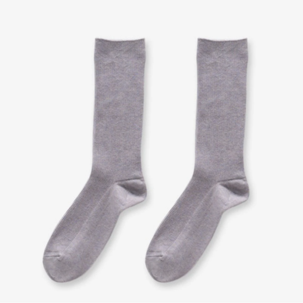 5Pairs Solid Cashmere Wool Thin Mid Tube Sock Women Spring Autumn Winter Outdoor Camping Travel Warm Wear-Resistant Casual Socks