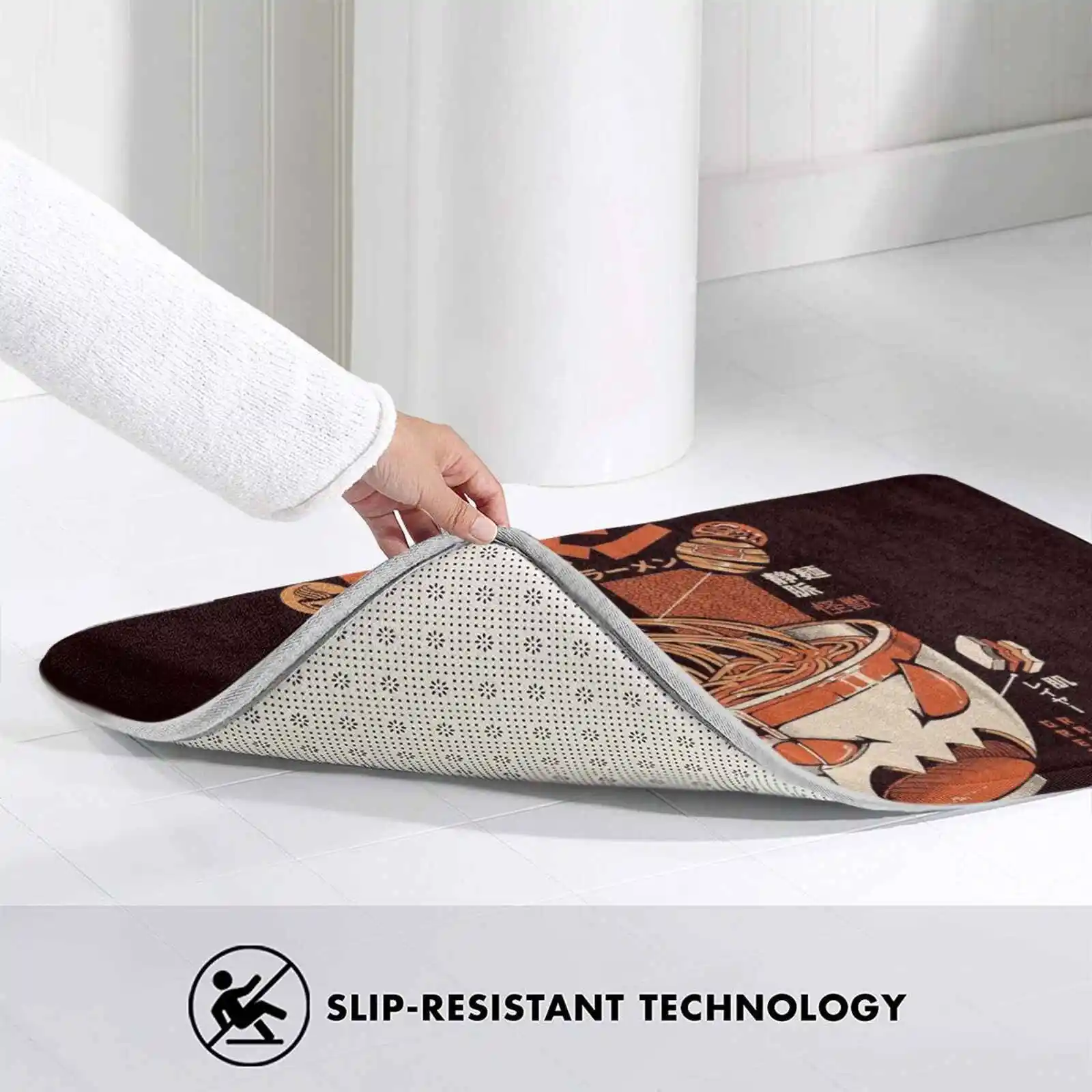 Отличные рамен из черного рентгена! Мягкий автомобильный домашний коврик