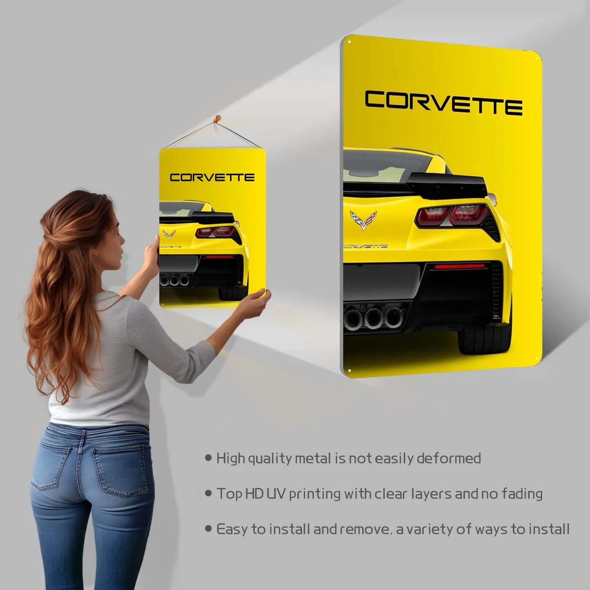 Супер металлический знак Chevrolet автомобильный постер украшение для гаража жесть