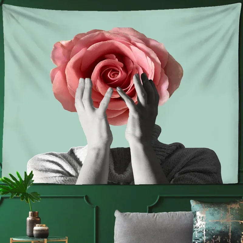 Гобелен для смены лица в стиле хиппи настенный табурет богемная мандала домашнее