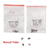 4pcspack dental orthodontic buccal tube rothmbt 0 022 1st2nd molar dentistry materials
