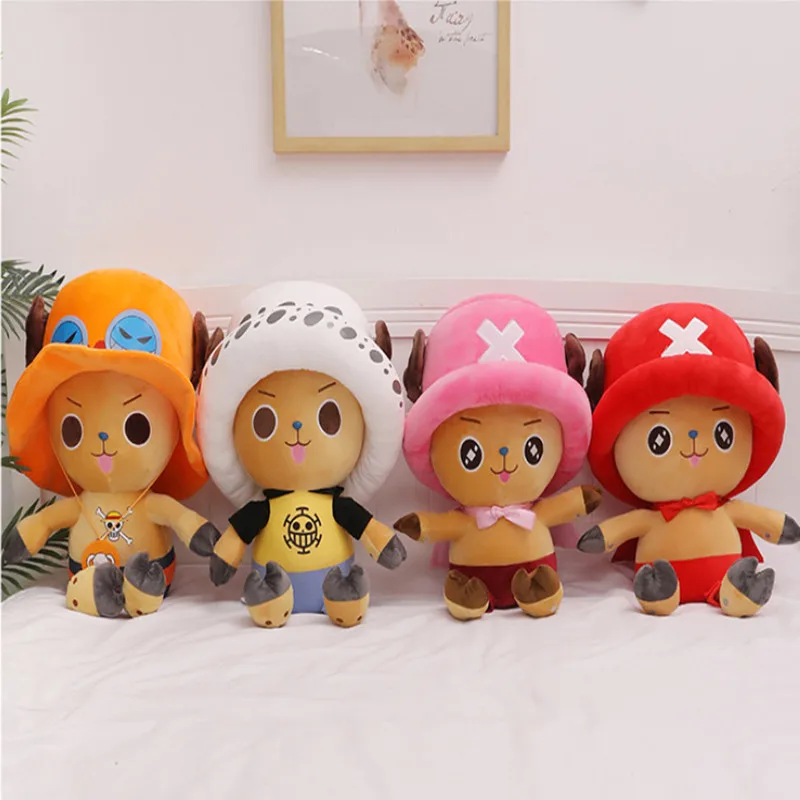 

One Piece 30cm Kawaii Plush Stuffed Doll Doll Doll Tony Tony Chopper Cos ACE Anime Pillow Plush Toys Children's Birthday Gifts