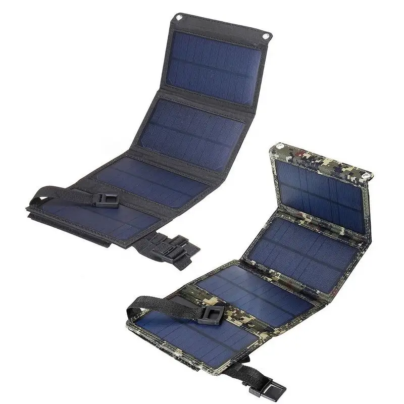 

Foldable Solar Charger Foldable Solar Panel 8W High-speed Charging Solar Power Bank Charger For Tablet Laptop Camera Cell Phone