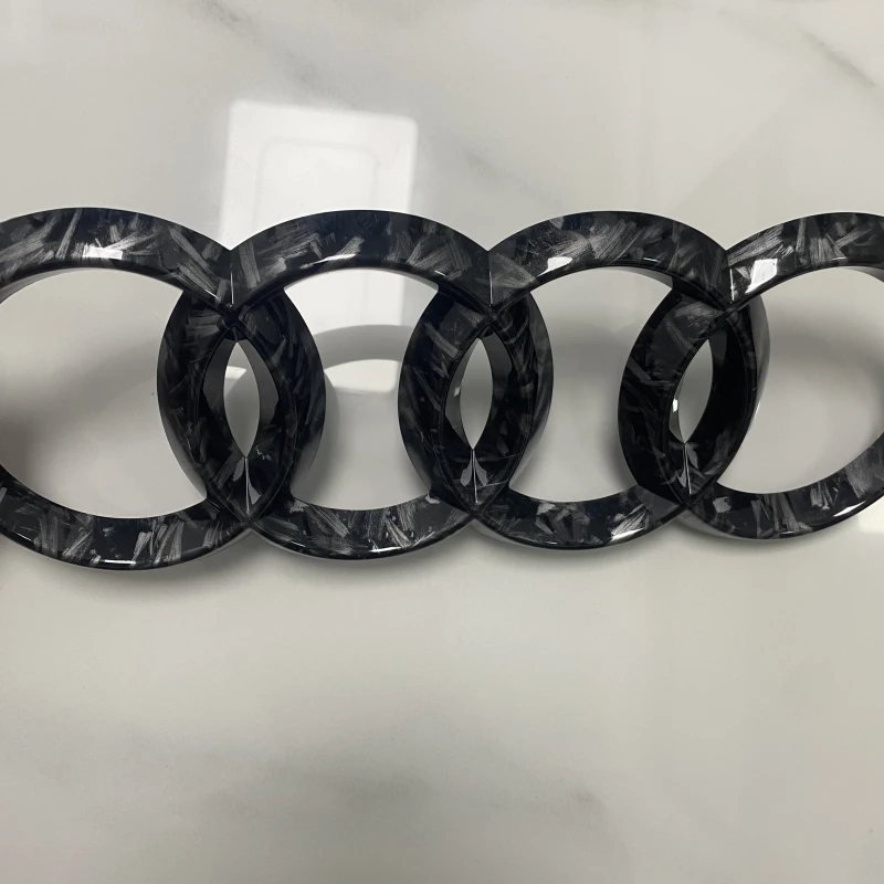 

AUDI A3 2014-2022 4-кольцевой логотип ABS, эмблема с прямым покрытием, автомобильный капот, передняя решетка, эмблема заднего багажника, значок A3, аксессуар для ремонта