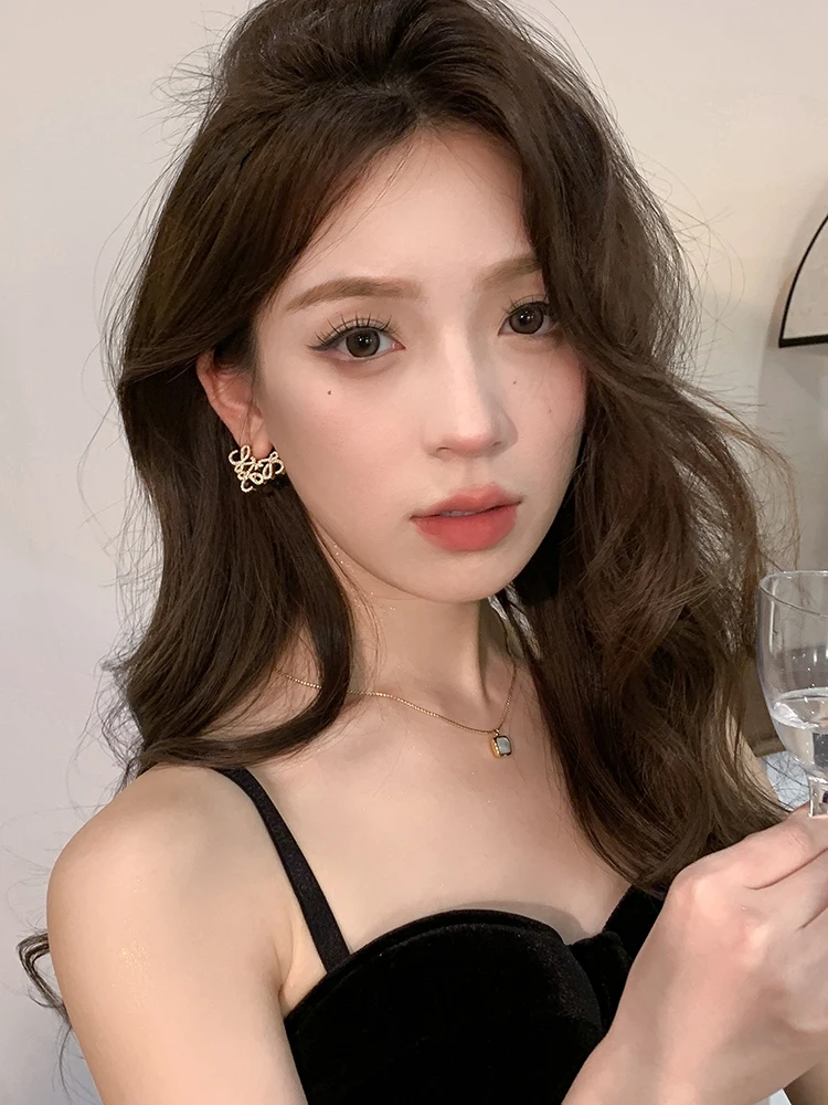 Модно ~ Luojia Moon Cake Абстрактные квадратные полые европейские и американские