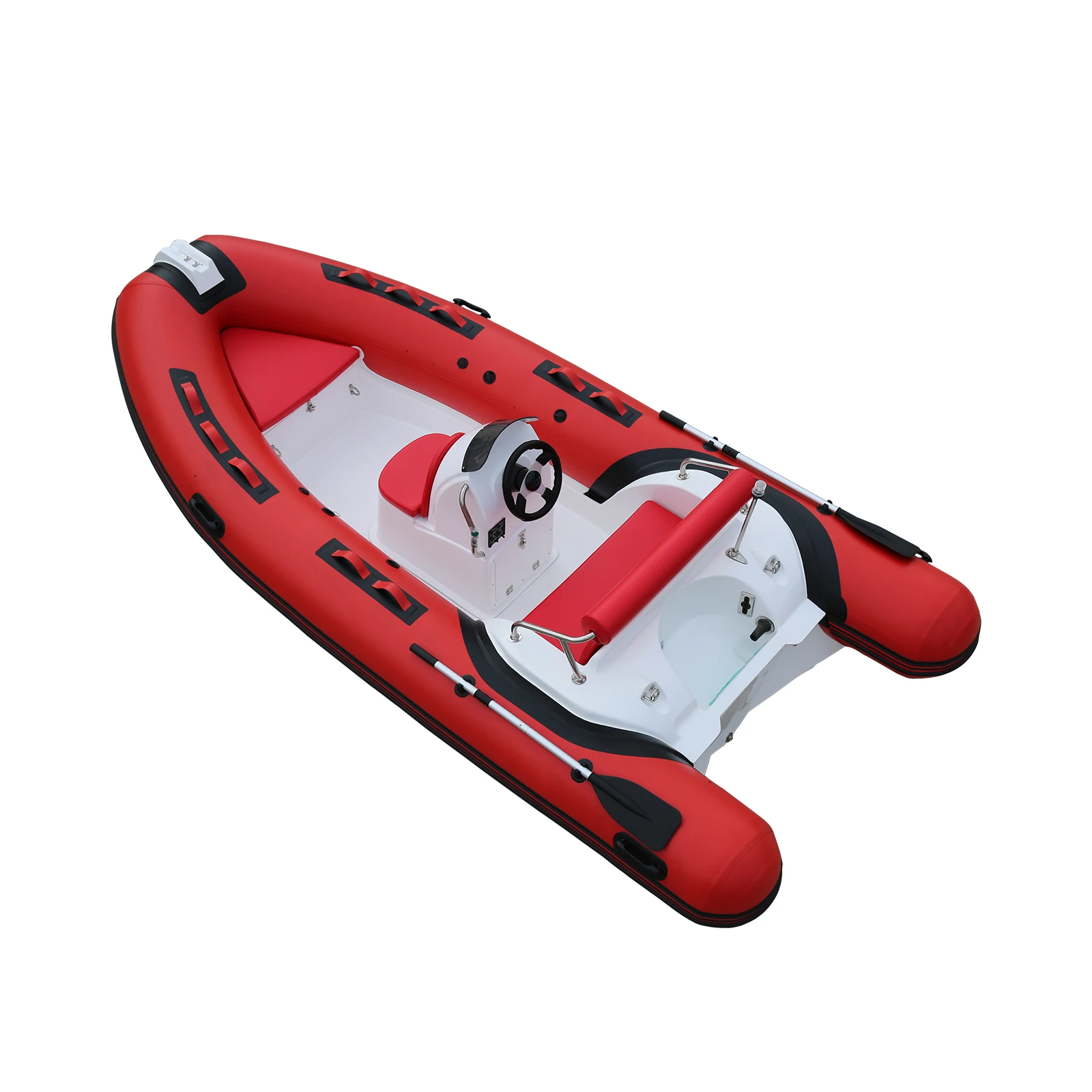 CE Хорошая 4 3-метровая надувная рыбацкая лодка из стекловолокна с подвесным