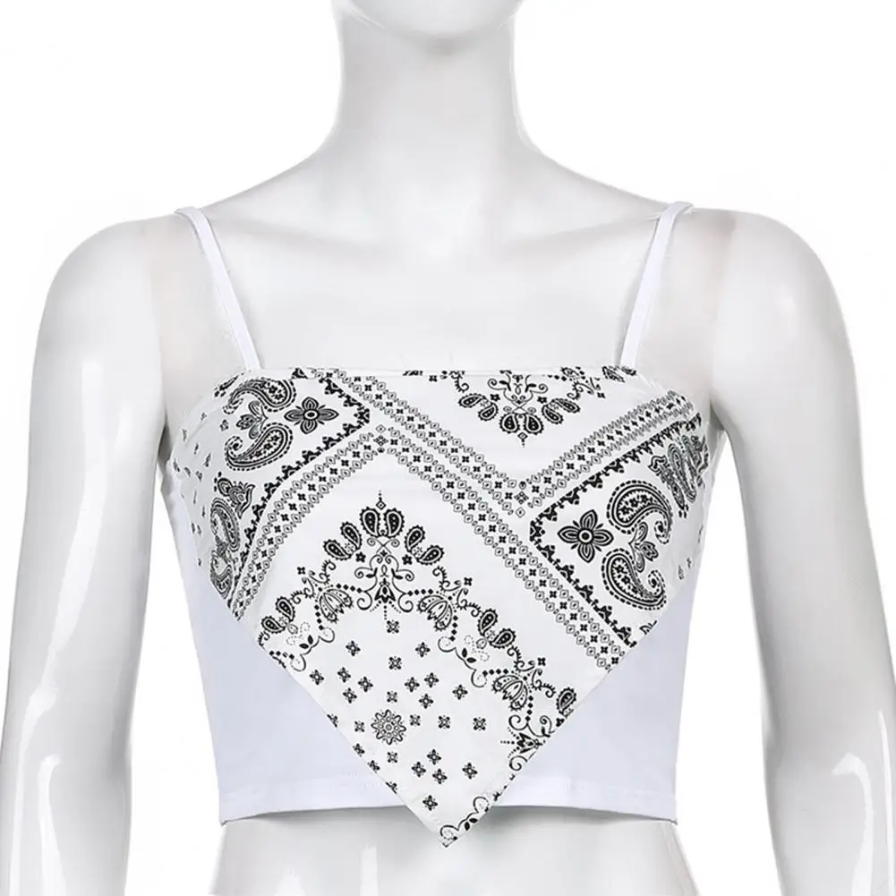 

Elastic Punk Style Spaghetti Strap Stretchy Hollow Out Women Vest Party Clothes