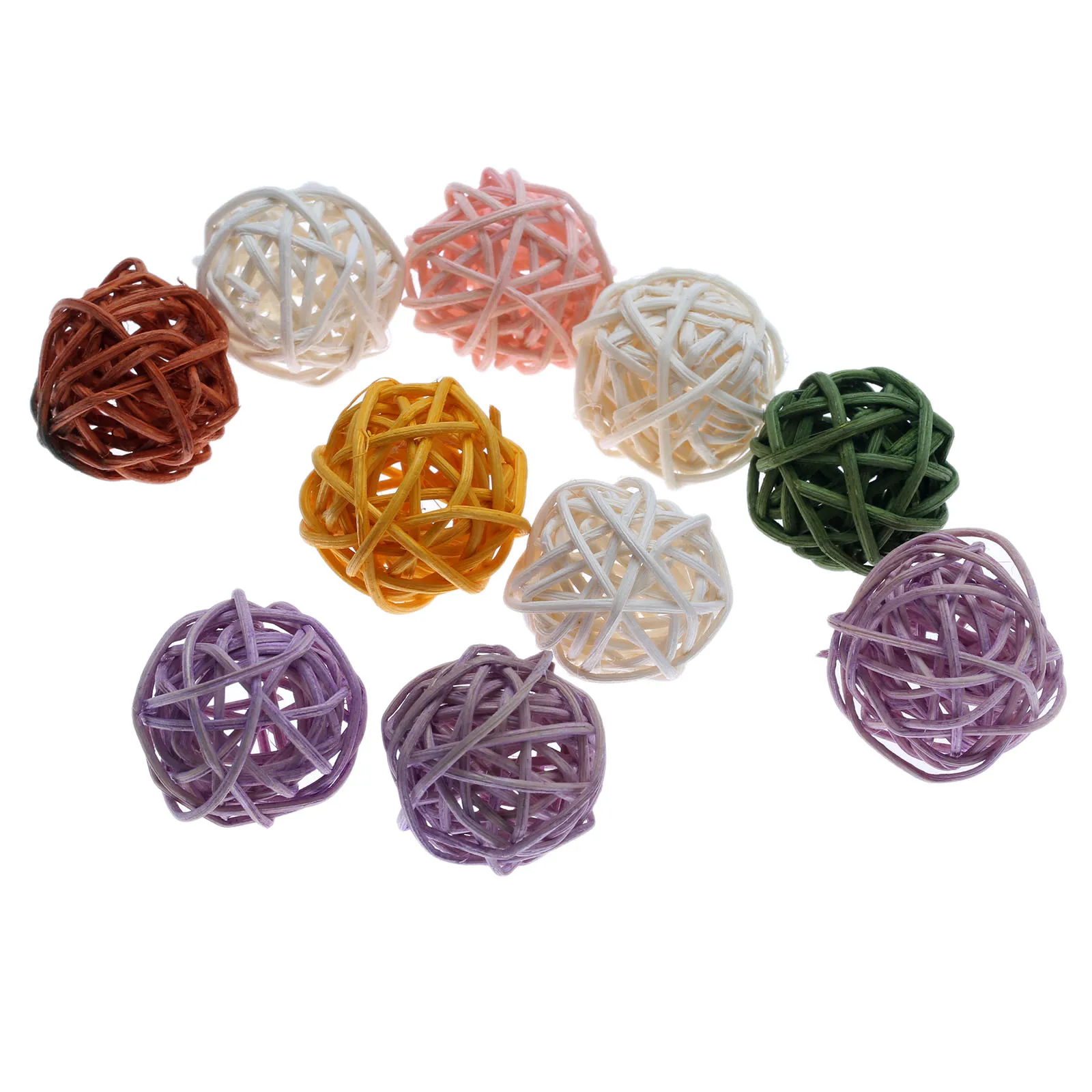 10 шт Красочные ротанговая Пальма клубок строка Гостиная светильник Фея лампы