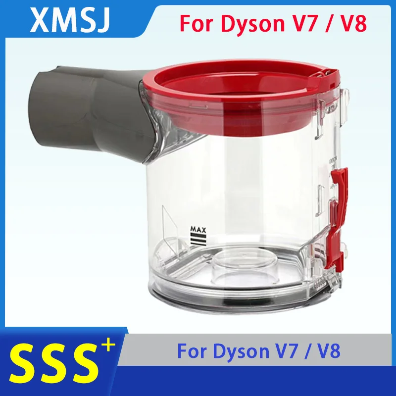 

For Dyson V8 V7 Original dust bin Replacement parts Cyclone dust Collector Robot Vacuum Cleaner dust bucket MotorHead Accesories
