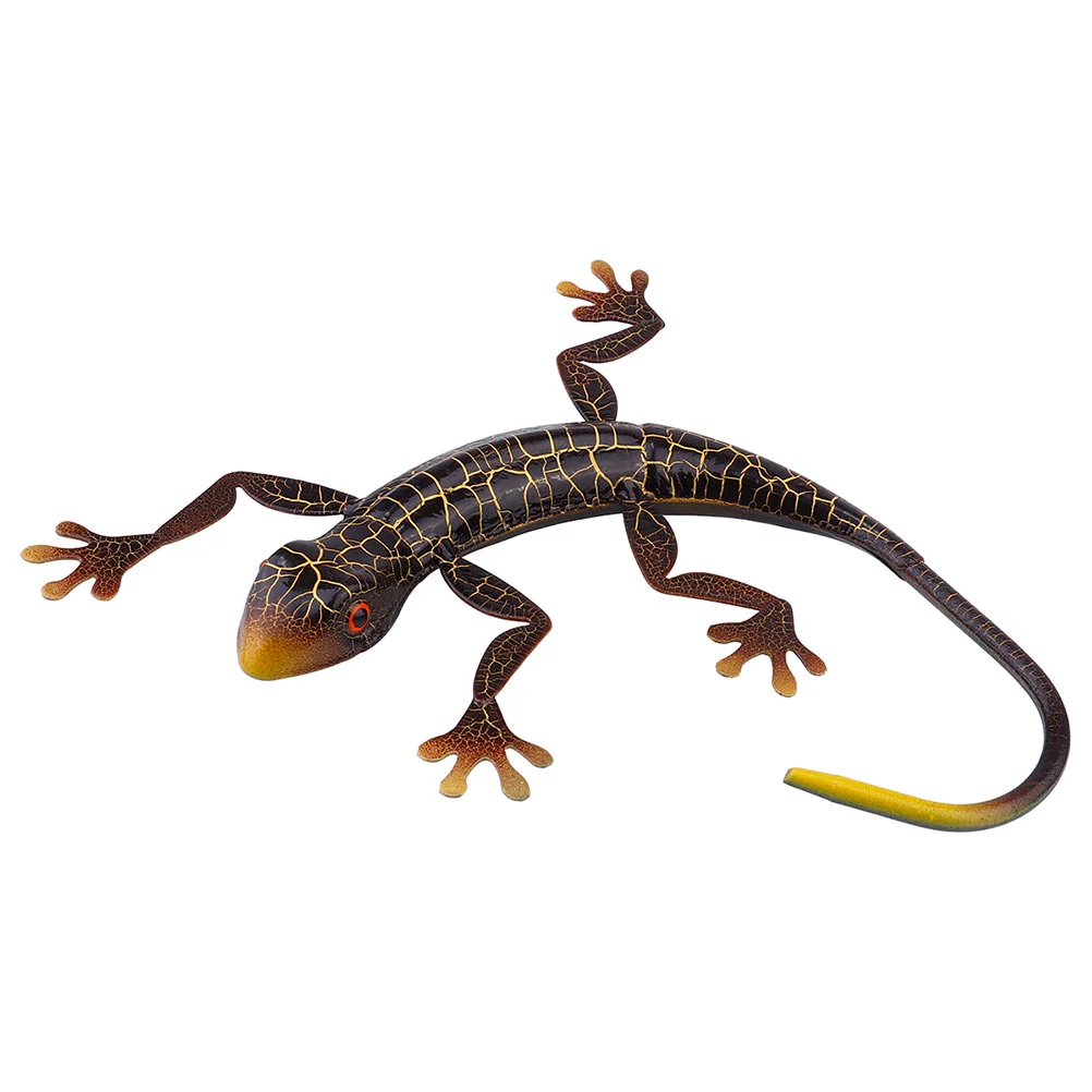 

Настенная металлическая ящерица Gecko, скульптура, украшения, скульптура s, животное, железная садовая подвесная декорация, уличное декоратив...