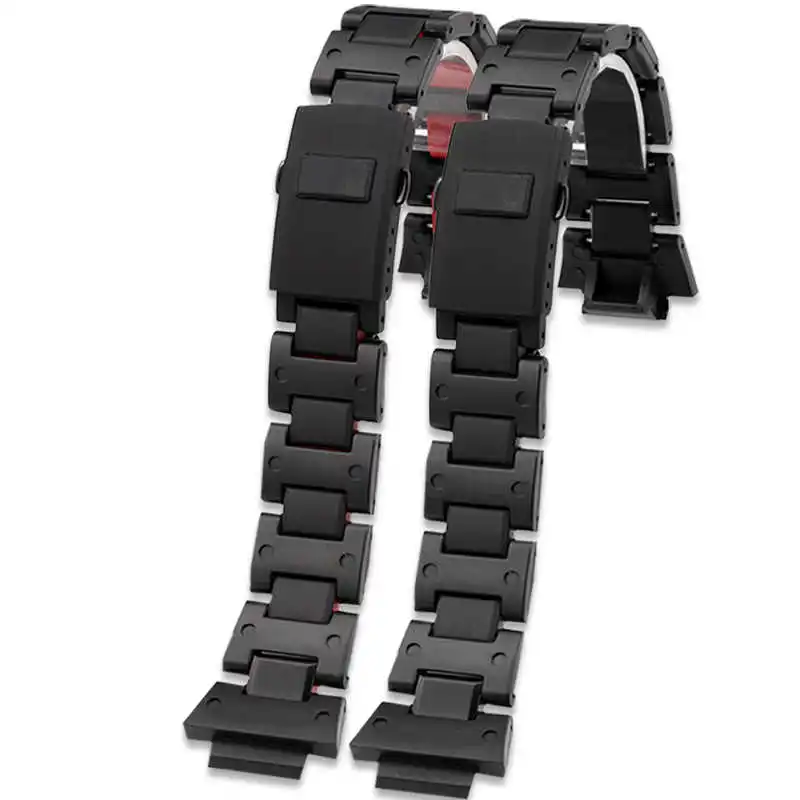 Для Casio Композитный пластиковый стальной ремешок для часов GW-B5600/DW-5600/GW-M5610 16 мм