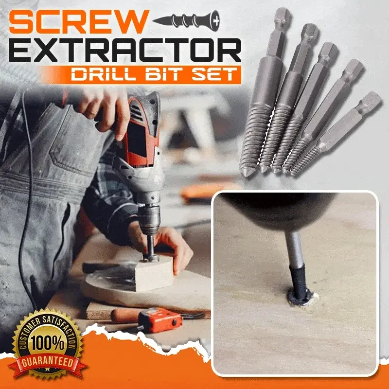 

Screw Extractor Drill Bit Set