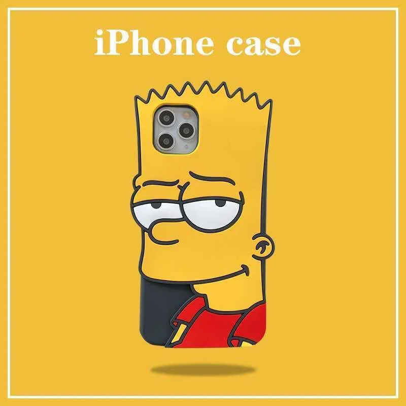 Забавные Симпсоны чехлы для телефонов iPhone 13 12 11 Pro Max XR XS MAX 8X7 SE 2020 задняя крышка |