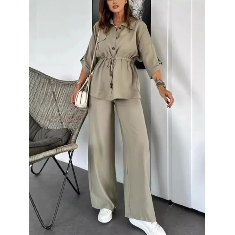 Модный повседневный женский весенний топ с длинными рукавами и накладными