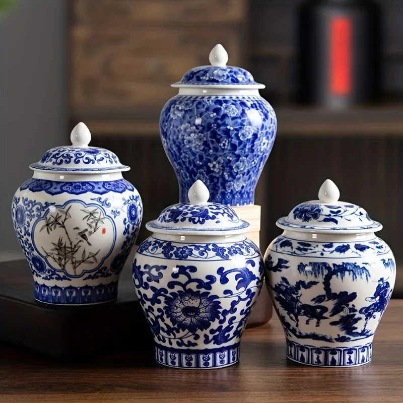 

1 шт., фарфоровая керамическая банка для хранения чая и кофе