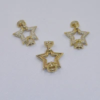 stars badge bar shape connection pendant clasp necklace chains for jewelry making diy earring bracelet for women items wholesale