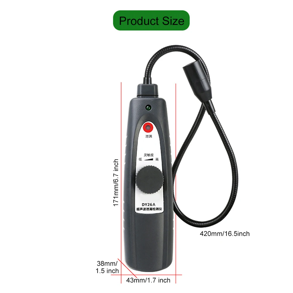 

Ultrasound Leak Detector Automotive Noise Finder With Headphone For Pipeline Gas Water Leak Pressure Vacuum Probes Location