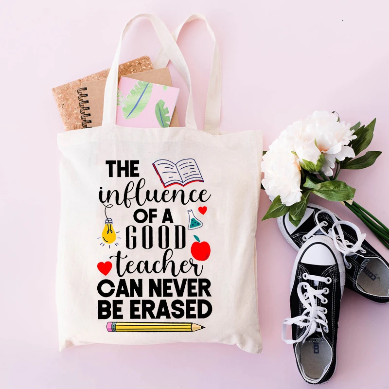 Индивидуальная Радужная сумка для покупок Eco Harajuku эстетические школьные сумки