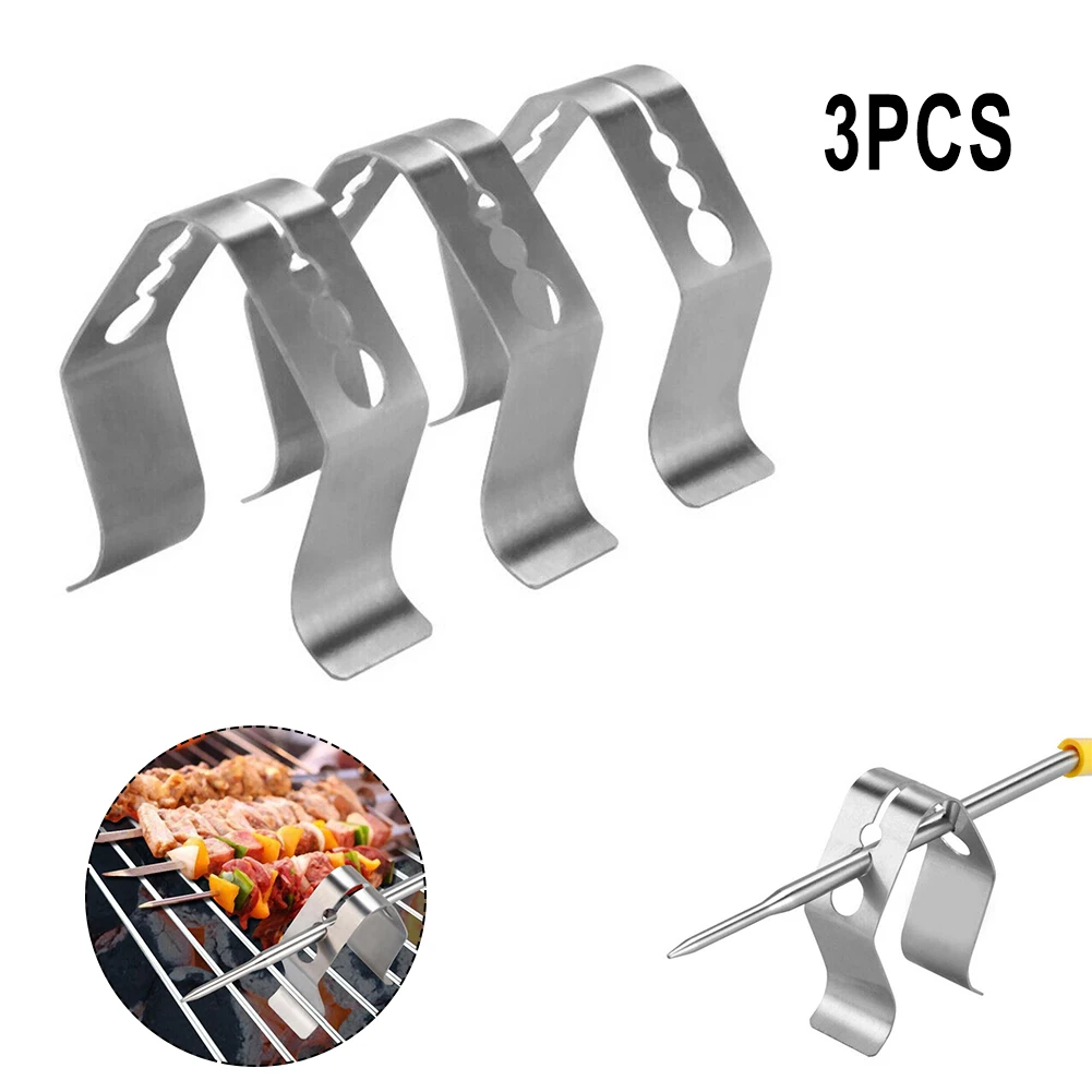 

Durable BBQ Tool Weber Meat BBQ Probe Clip Holder BBQ Clip Holder For Maverick Picnic Accessory Thermometer Probe