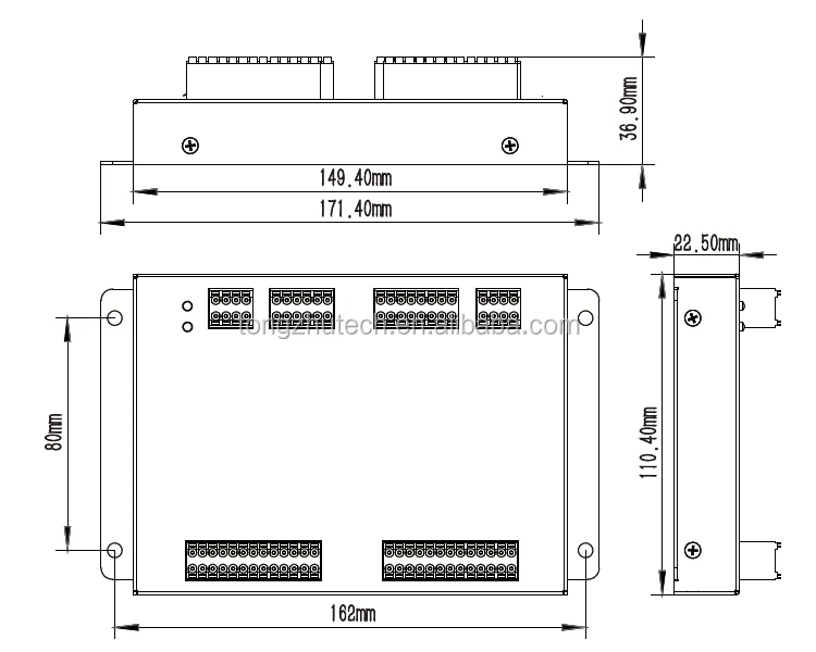 Контроллер TZBOT TZC-MST-FX200D-A для направляющих AGV