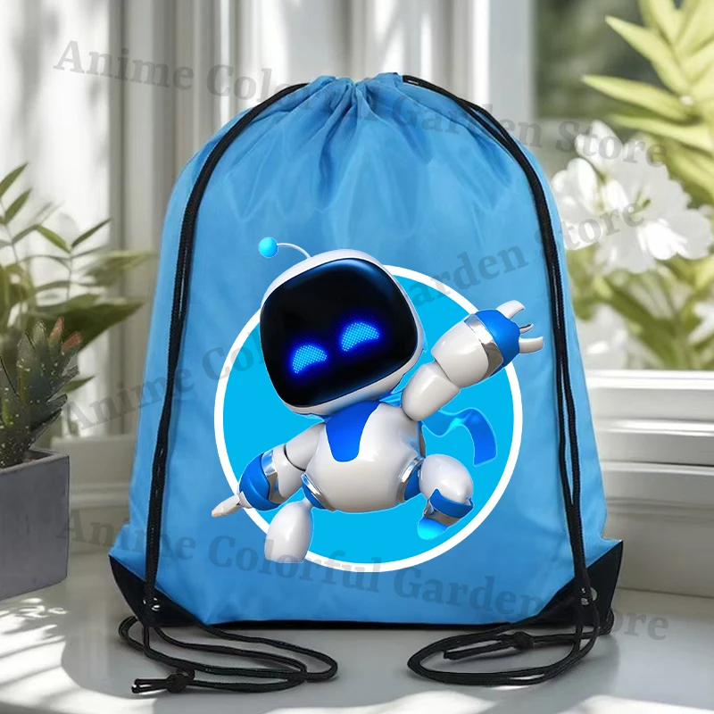 Фото Полиэстеровая сумка на шнурке Astroboted с аниме-принтом, сумки для покупок, портативные сумки для мужчин и женщин, сумка для хранения для фитнеса и плавания, подарки №3
