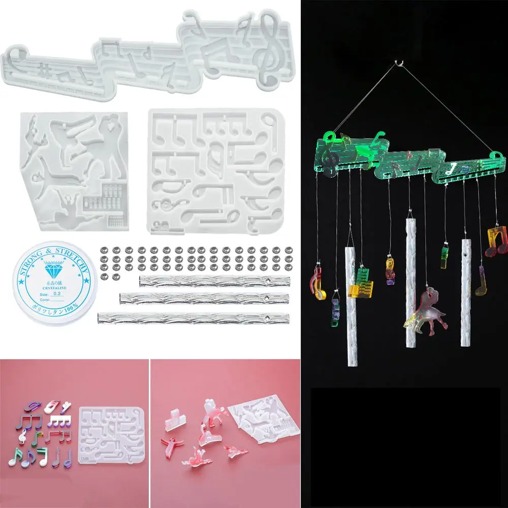 

Домашний декор, литье, брелок, подвеска, эпоксидная силиконовая форма, ветряные колокольчики, форма из смолы