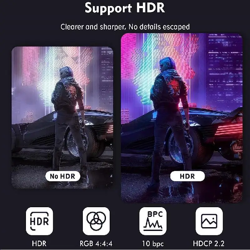 Кабель USB C к мини DisplayPort 4K @ 60 Гц Thunderbolt 3 Мини DP кабелю Type Mini Для MacBook Pro/Air Surface Galaxy 1 8 м