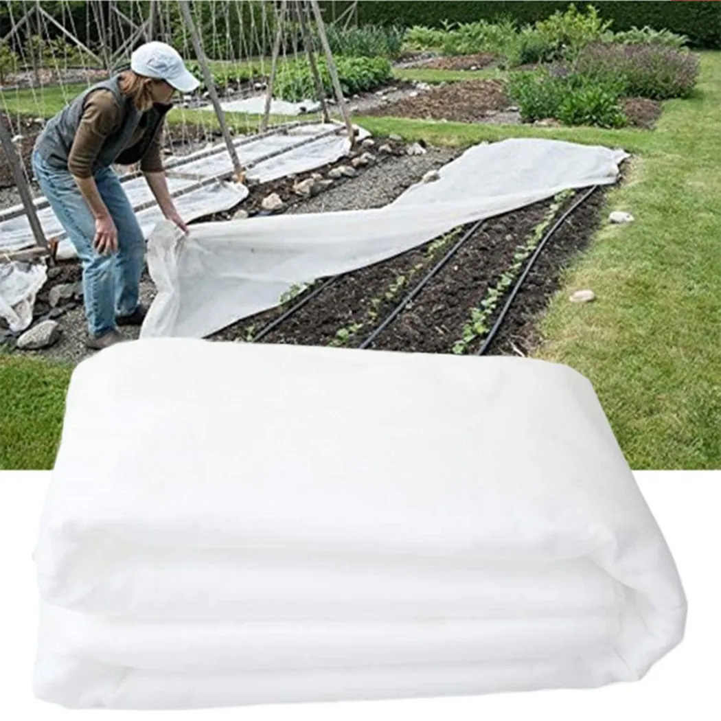 

Reusable 33FT Garden Frost Winter Plant Protection Cover From Birds And Insects Protection Network Control Mesh Long