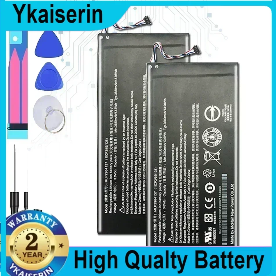 3580 мАч MLP 2964137 Аккумулятор для Acer Lconia One 7 B1-730 B1-730HD A1402 3165142 P Гарантия на