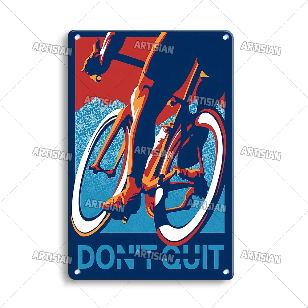 

ARTISIAN ржавая металлическая жестяная вывеска для езды на велосипеде, винтажный спортивный декоративный постер для паба, домашняя металлическая вывеска для студии, промышленный декор, настенная пластина