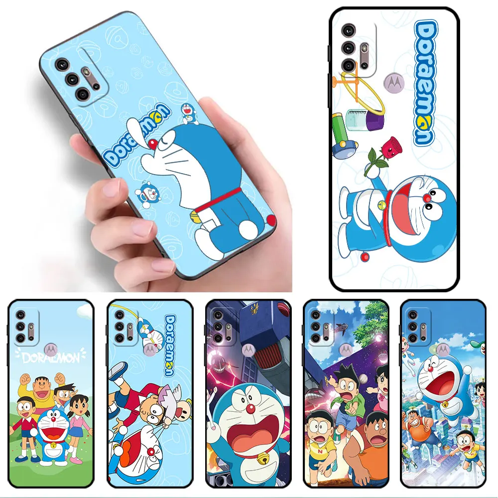 

Мультяшный милый чехол Doraemon для Motorola G60 G30 G22 G52 G51 G71 G60s G31 G200 G9 G8 Plus One Fusion Edge 20 40, чехол для телефона