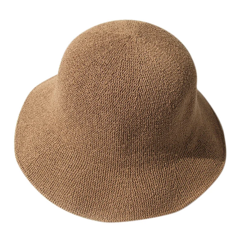 

Women's Summer Casual Wild Sun Hat Foldable Knitted Breathable Fisherman Hat