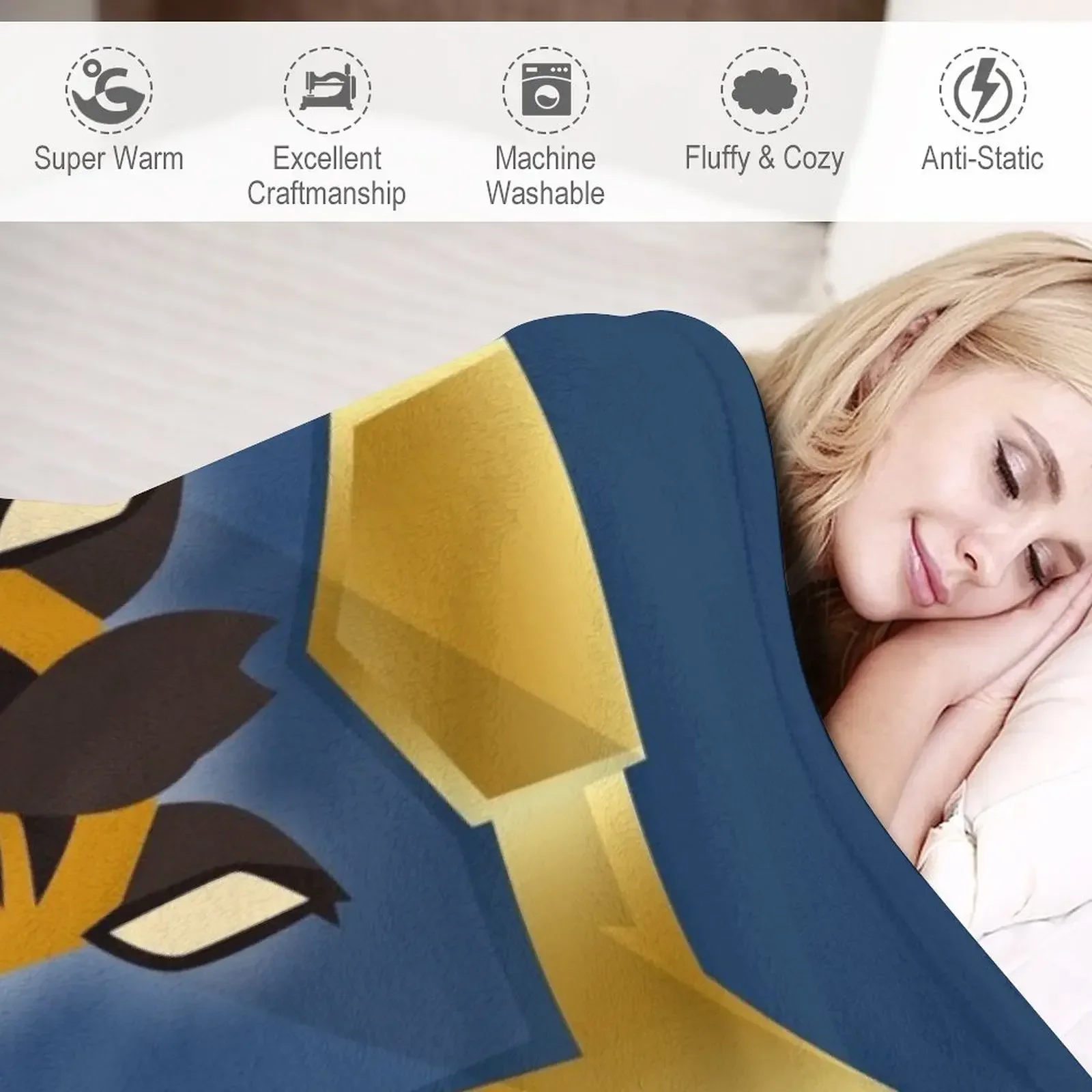 Zooba Battle Royale-декоративное летнее одеяло с нефритовыми наклейками для дивана