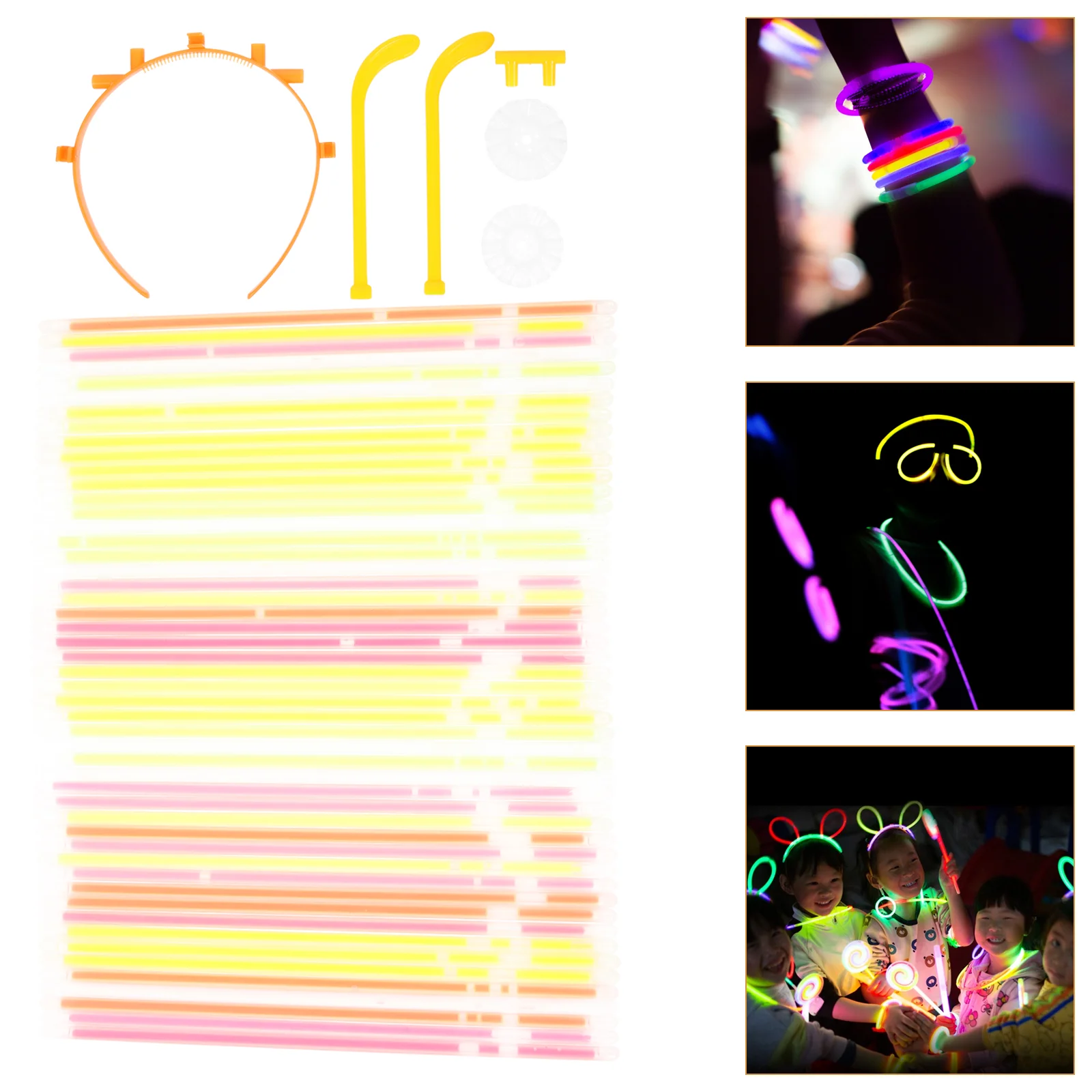 

Glow Sticks Party Glowing Stick Kids The Darktoy Light Necklaces Bulklights Bright Luminous Favors Necklace Lovelyprop Props