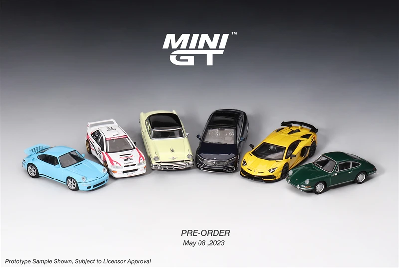 

*latest release Pre-order* MINI GT 1:64 911 Aventador SVJ Impreza Model Car