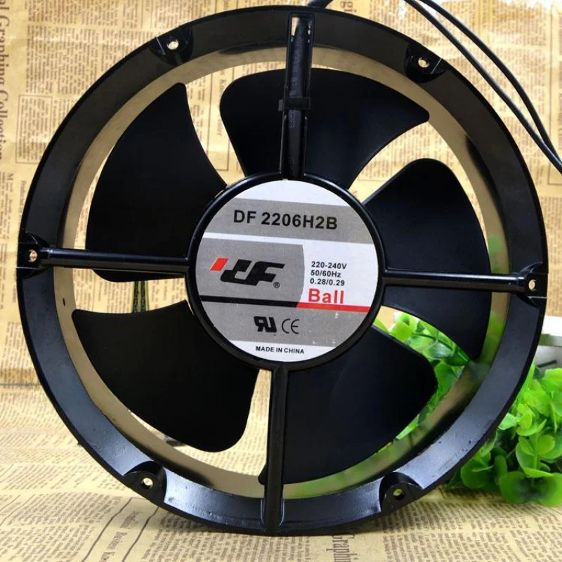DF 2206h2b 220v 0.28a 20060 20 см шариковый вентилятор с максимальным расходом воздуха в