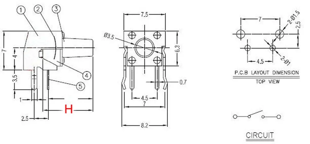 Микропереключатель 6x6x4 1000 шт. 3/5/6/7/8/8.5/9/10/11/12 мм Мгновенный стент тактильная Кнопка