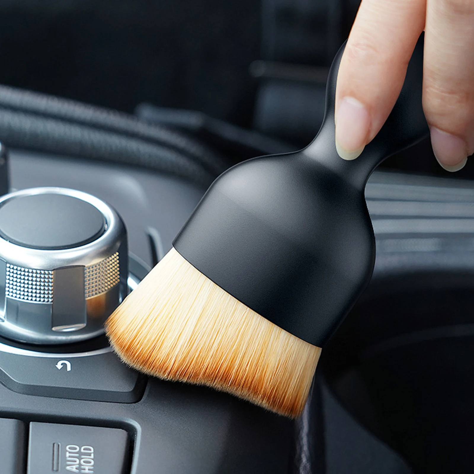 

Car Cleaning Tools Air Conditioner Air Outlet Cleaning Brush Soft Fine Hair Car Interior Detail Wash Dust Removal Brush