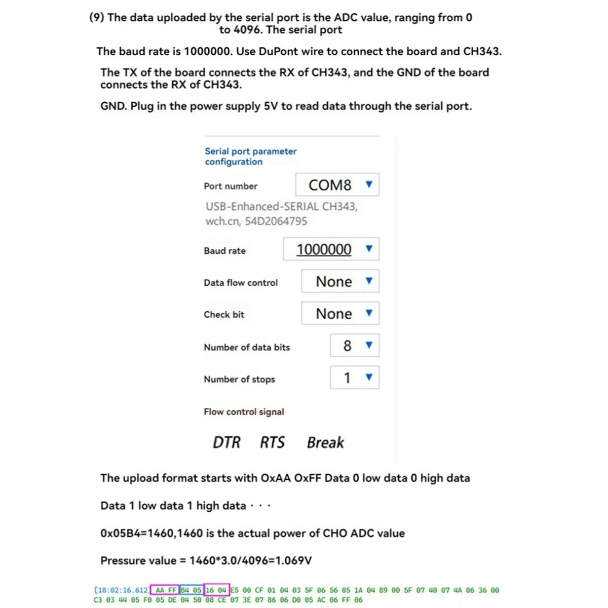 Модуль выборки STM32F407ZET6 24-канальный 12-битный модуль AD сбора данных интерфейс Type-C