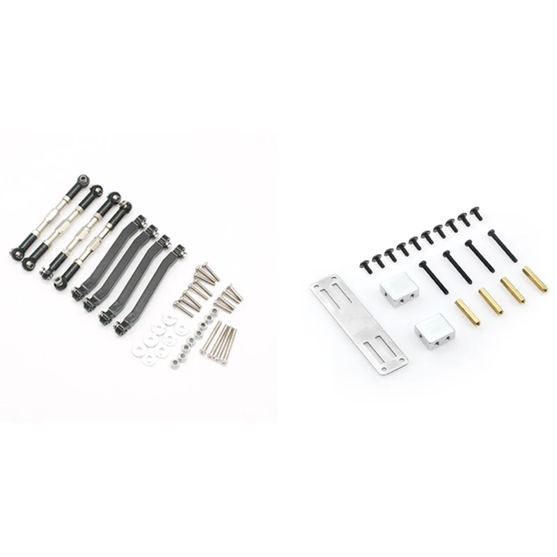 

Chassis Pull Rods Link Suspension Tie Rod With Servo Fixed Mount Bracket Kit For MN D90 D99S MN99S 1/12 RC Truck Car