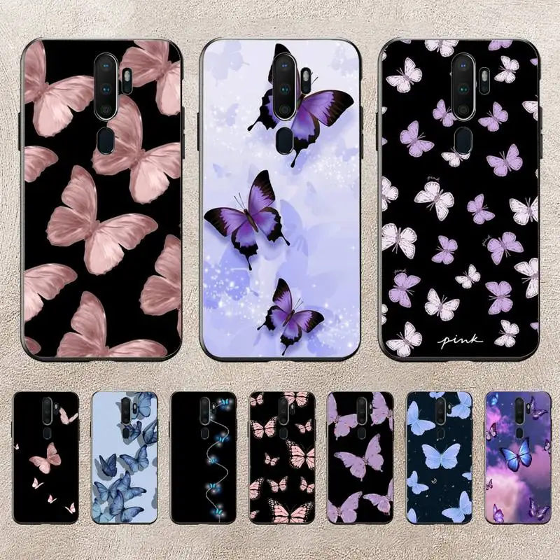 

Butterfly Phone Case For Redmi 9A 8A 6A Note 9 8 10 11S 8T Pro K20 K30 K40 Pro PocoF3 Note11 5G Case