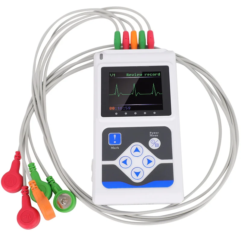 

CONTEC TLC9803 3 channel holter ecg monitor portable homeuse ecg monitor