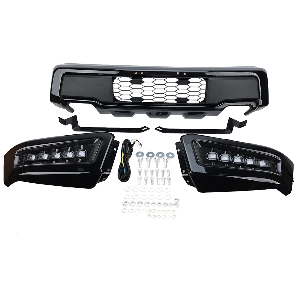 Решетки для переднего нижнего бампера Ford F-150 2018-2020