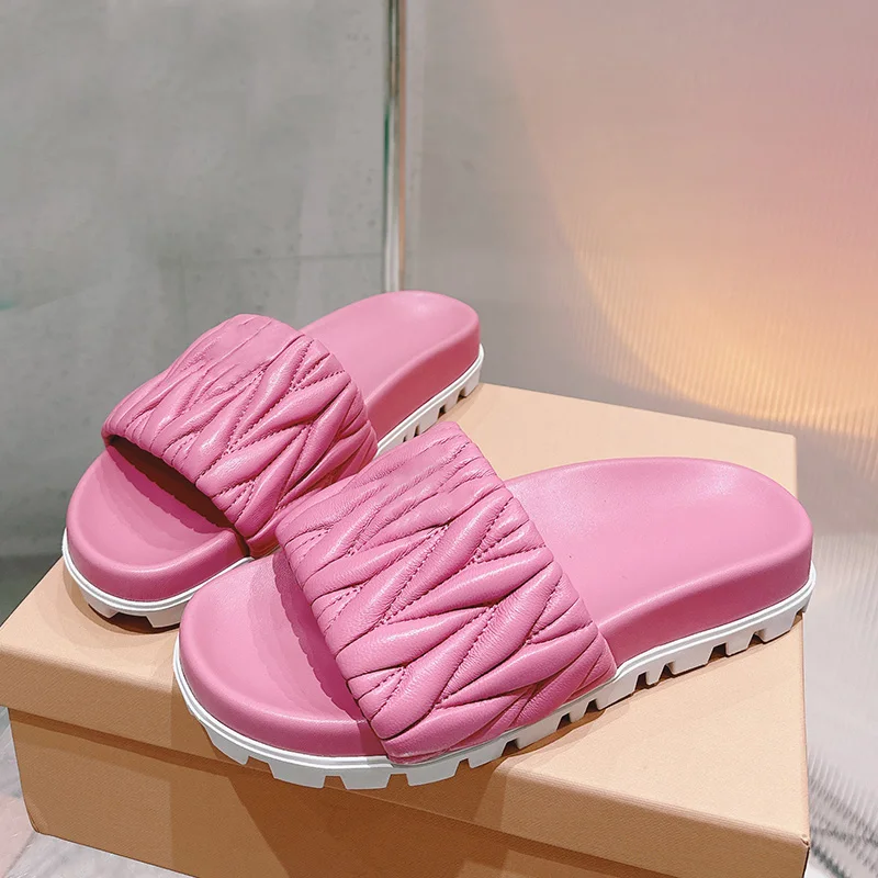 2023 New Fashion Open Toe Sandals Flat Women's Shoes Home Women's Shoes Casual Women's Shoes Beach Shoes Slippers Women's Shoes